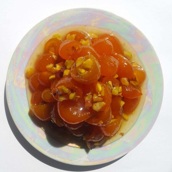 مربای کامکوات و پسته Kamquat-Pistachio Jam